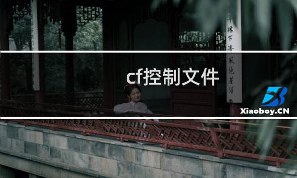 cf控制文件