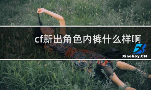 cf新出角色内裤什么样啊