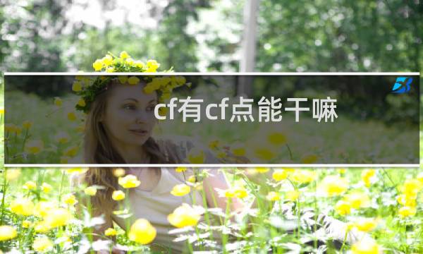 cf有cf点能干嘛
