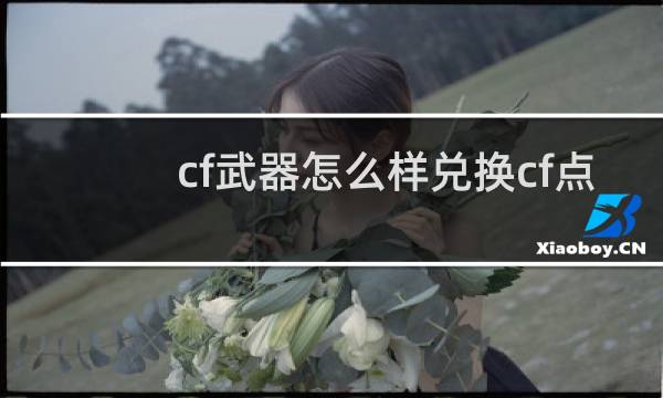 cf武器怎么样兑换cf点