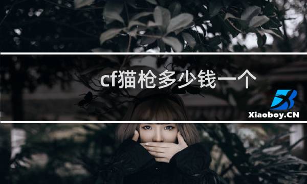 cf猫枪多少钱一个