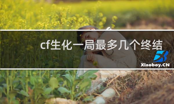 cf生化一局最多几个终结