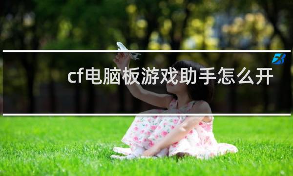 cf电脑板游戏助手怎么开