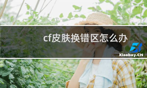 cf皮肤换错区怎么办