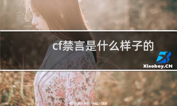 cf禁言是什么样子的