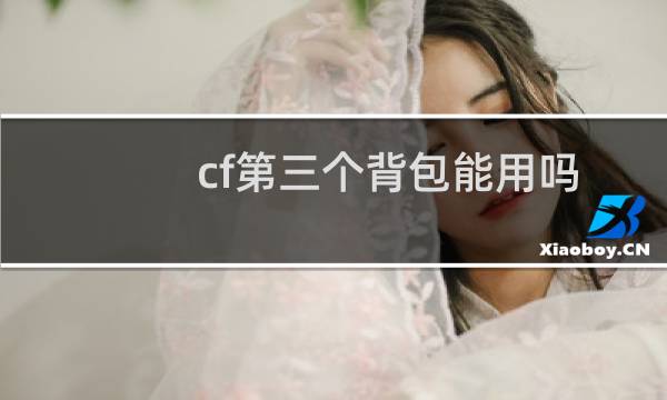 cf第三个背包能用吗
