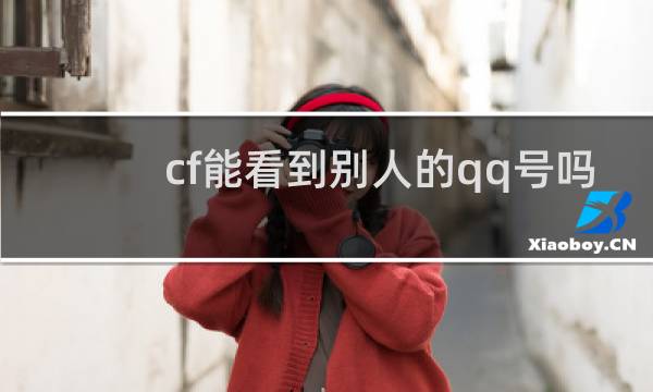 cf能看到别人的qq号吗