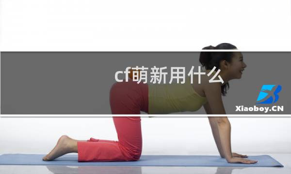 cf萌新用什么