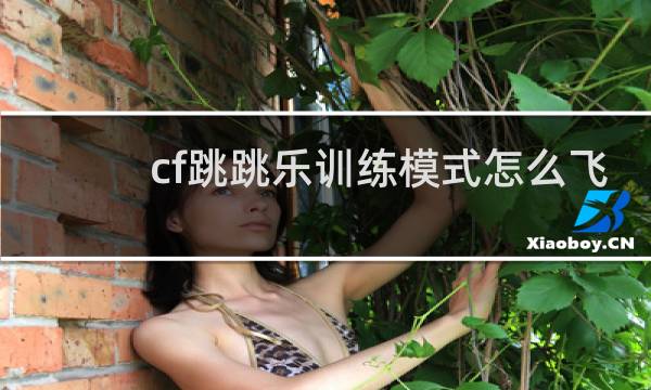 cf跳跳乐训练模式怎么飞
