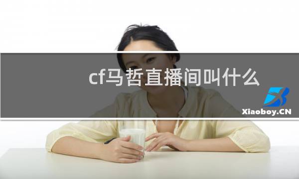 cf马哲直播间叫什么