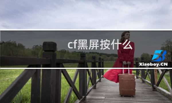 cf黑屏按什么