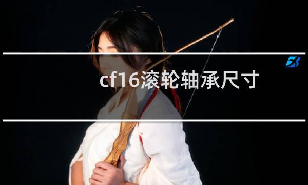 cf16滚轮轴承尺寸