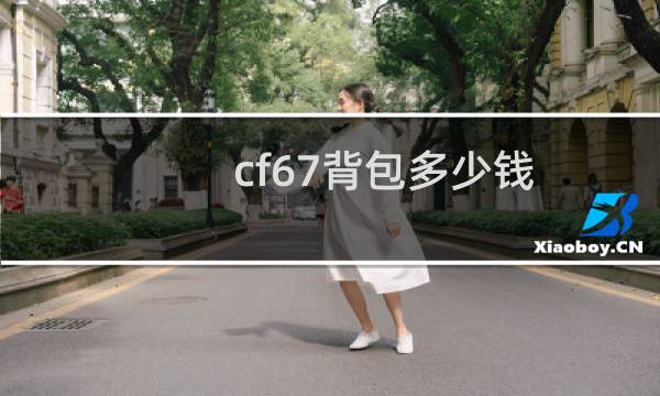 cf67背包多少钱