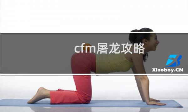 cfm屠龙攻略