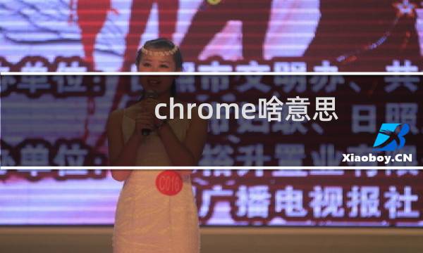 chrome啥意思