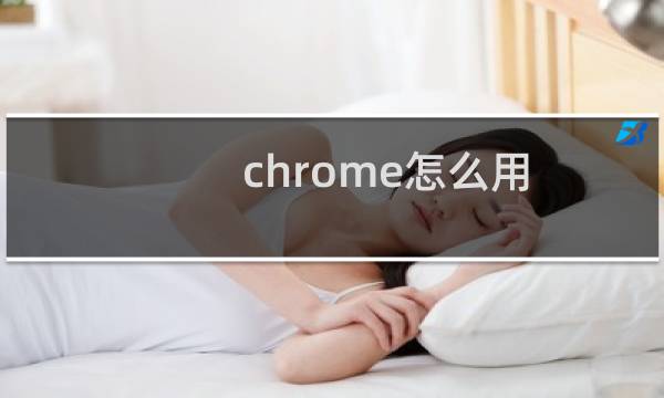 chrome怎么用