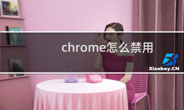 chrome怎么禁用