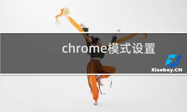 chrome模式设置