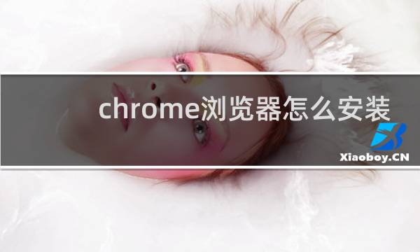 chrome浏览器怎么安装