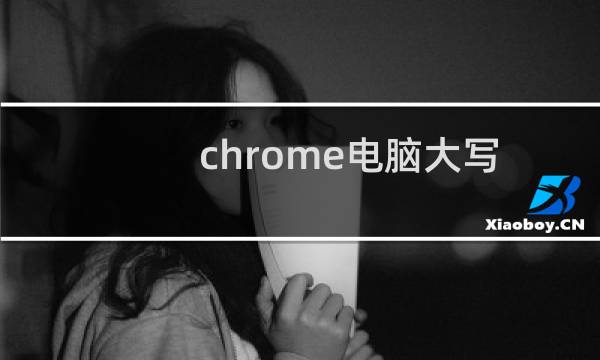 chrome电脑大写