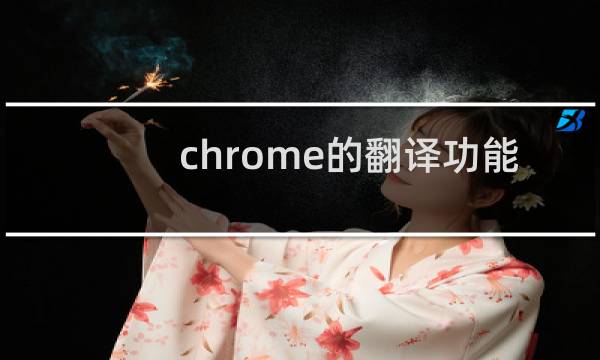chrome的翻译功能