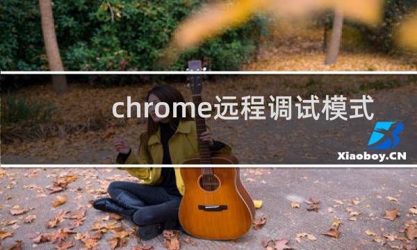 chrome远程调试模式