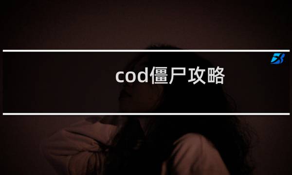 cod僵尸攻略