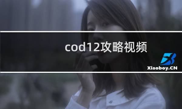 cod12攻略视频