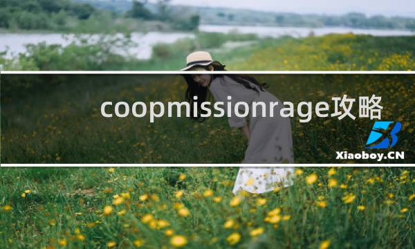 coopmissionrage攻略