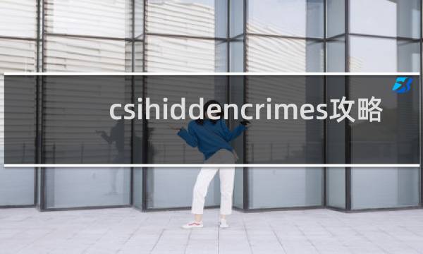 csihiddencrimes攻略