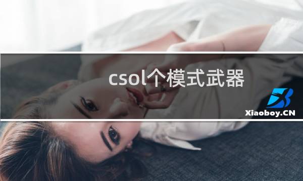 csol个模式武器