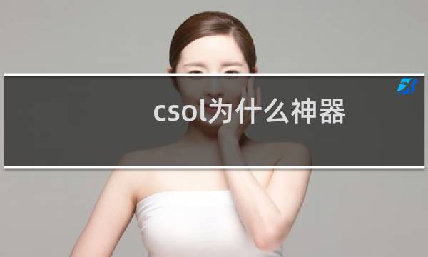 csol为什么神器