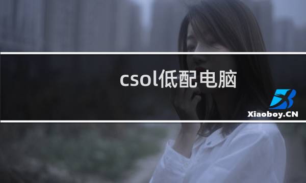 csol低配电脑