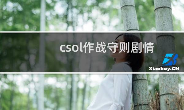 csol作战守则剧情
