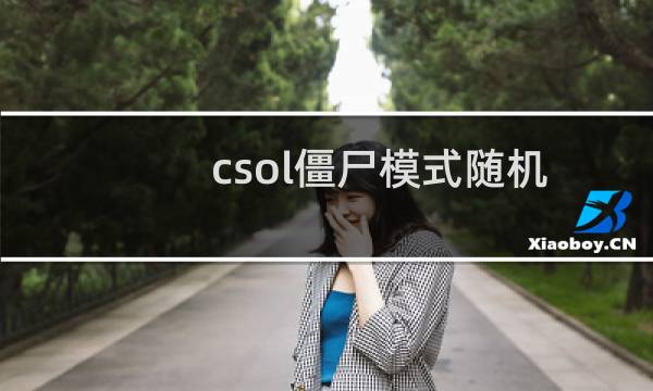 csol僵尸模式随机