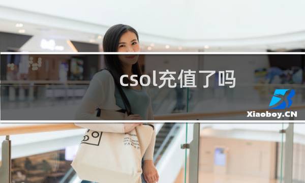csol充值了吗