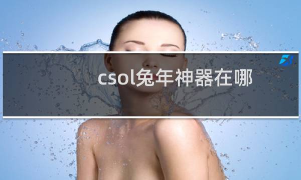 csol兔年神器在哪