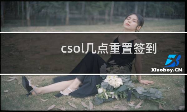 csol几点重置签到