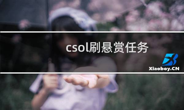 csol刷悬赏任务
