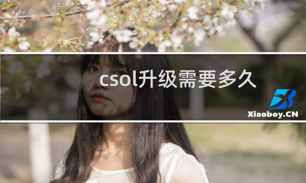 csol升级需要多久