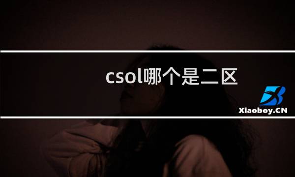 csol哪个是二区