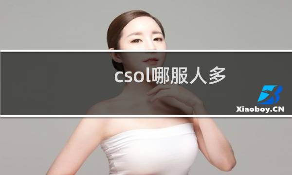 csol哪服人多