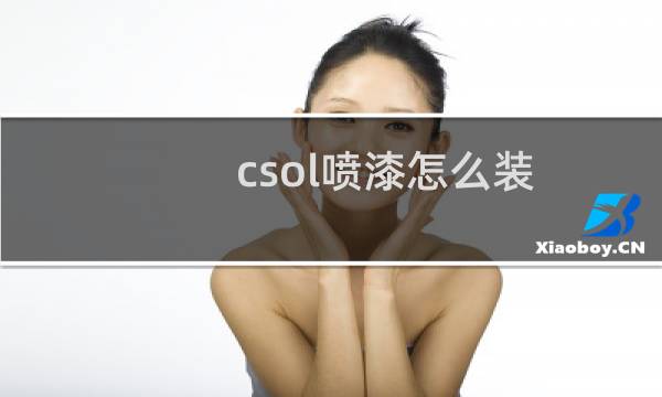 csol喷漆怎么装