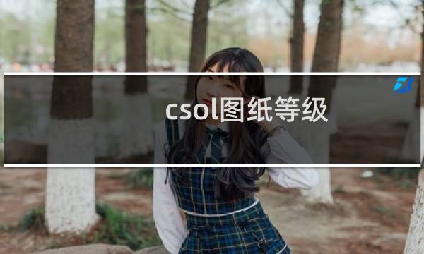 csol图纸等级