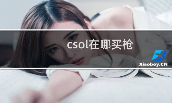 csol在哪买枪