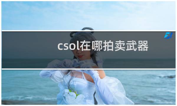csol在哪拍卖武器