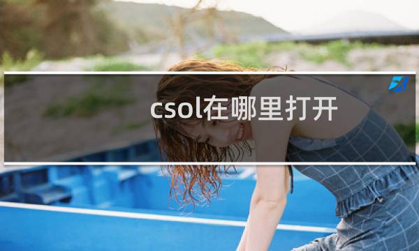 csol在哪里打开
