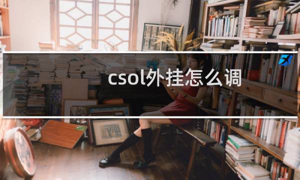csol外挂怎么调