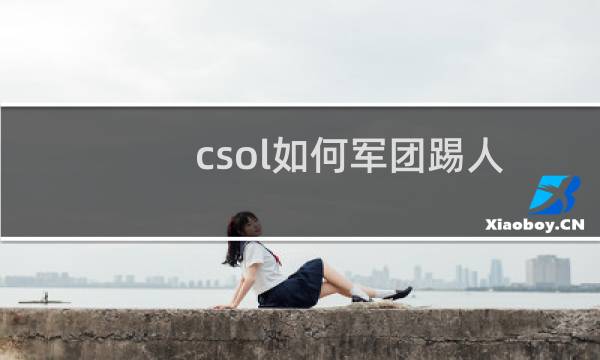 csol如何军团踢人