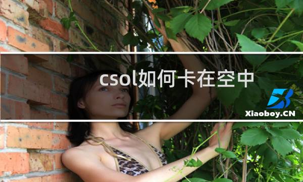 csol如何卡在空中